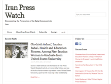 Tablet Screenshot of iranpresswatch.org